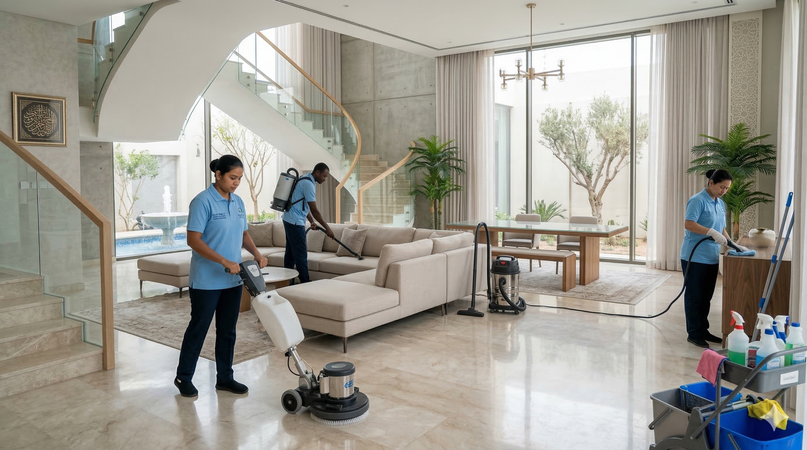 توقعات تكلفة تنظيف المنازل في الجبيل لعام 2024